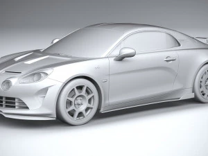 Alpine A110 R 2023 3D Model