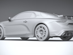 Alpine A110 R 2023 3Dモデル
