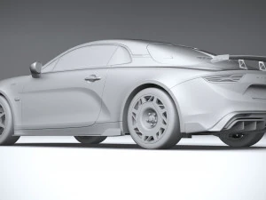 Alpine A110 R 2023 3D Model