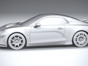 Alpine A110 R 2023 3Dモデル