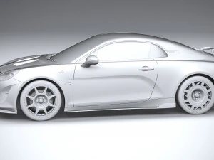 Alpine A110 R 2023 3D Model