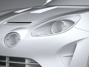 Alpine A110 R 2023 3D Model
