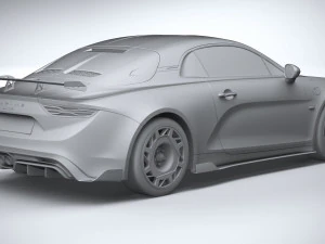 Alpine A110 R 2023 3D Model
