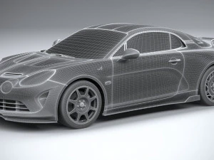 Alpine A110 R 2023 3D Model