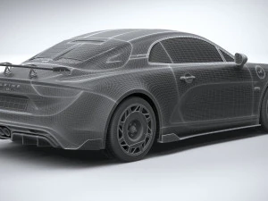 Alpine A110 R 2023 3D Model