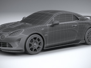 Alpine A110 R 2023 3Dモデル
