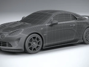 Alpine A110 R 2023 3D Model