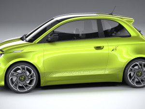 Fiat 500e Abarth 2023 3D 모델
