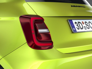 Fiat 500e Abarth 2023 3D 모델