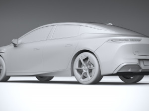 GAC AION Hyper GT 2024 3D Модель