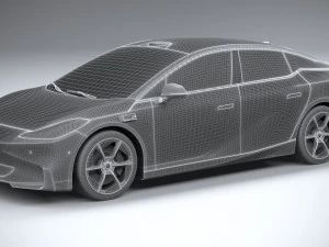GAC AION Hyper GT 2024 3D Model