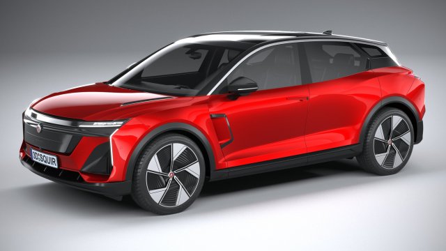 Generic SUV v1 2023 Model 3D .c4d .max .obj .3ds .fbx .stl .blend 