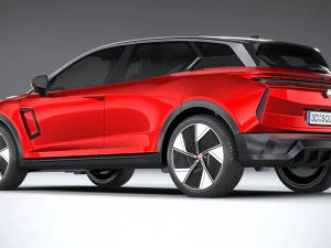 Generic SUV v1 2023 3D Model
