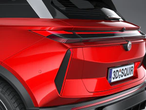 Generic SUV v1 2023 3D Model