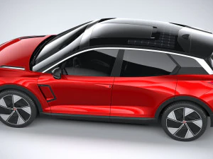 Generic SUV v1 2023 3D Model