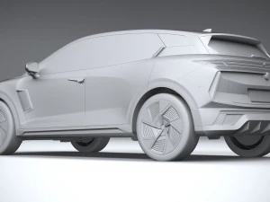Generic SUV v1 2023 3D Model
