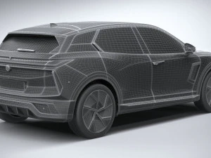 Generic SUV v1 2023 3D Model
