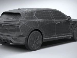Generic SUV v1 2023 3D Model