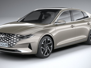 Hyundai Azera 2023 3D Модель