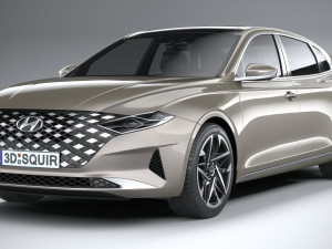 Hyundai Azera 2023 3D Модель