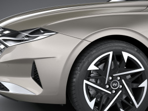 Hyundai Azera 2023 3D Модель