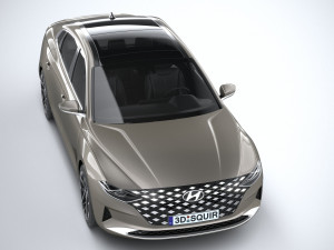 Hyundai Azera 2023 3D Модель