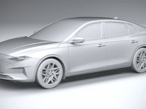 Hyundai Azera 2023 3D Model