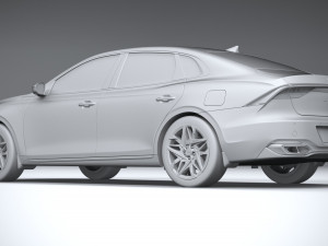 Hyundai Azera 2023 3D Модель