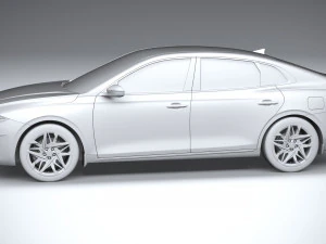 Hyundai Azera 2023 3D Model