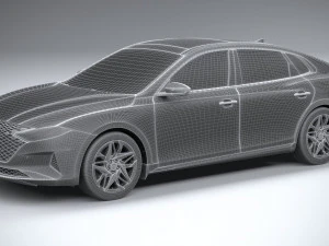 Hyundai Azera 2023 3D Model