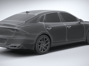 Hyundai Azera 2023 3D Модель