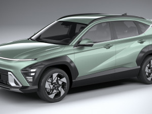 Hyundai Kona 2024 3D Model