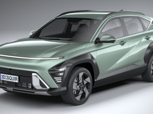 Hyundai Kona 2024 Model 3D