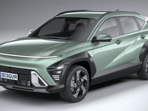 Hyundai Kona 2024 3D Model