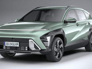 Hyundai Kona 2024 Model 3D
