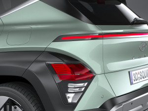 Hyundai Kona 2024 Model 3D
