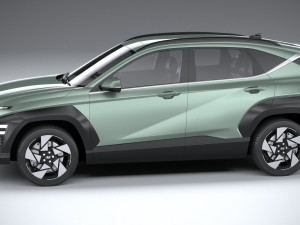 Hyundai Kona 2024 Model 3D
