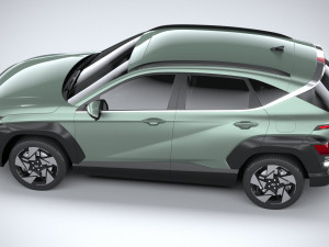 Hyundai Kona 2024 Model 3D