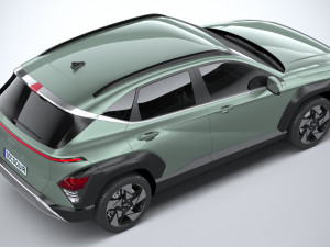 Hyundai Kona 2024 Model 3D