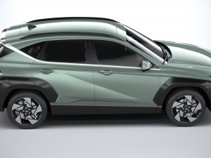 Hyundai Kona 2024 Model 3D