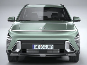 Hyundai Kona 2024 3D Model