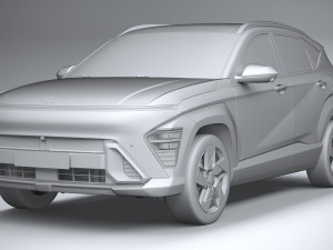 Hyundai Kona 2024 Model 3D