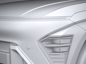Hyundai Kona 2024 Model 3D