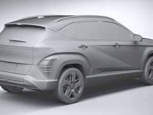 Hyundai Kona 2024 Model 3D