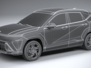 Hyundai Kona 2024 Model 3D