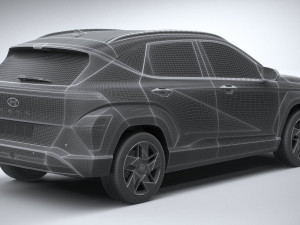 Hyundai Kona 2024 Model 3D