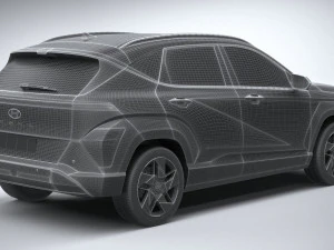 Hyundai Kona 2024 3D Model