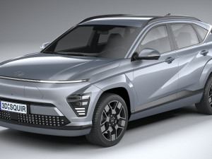 Hyundai Kona Electric 2024 3D Модель