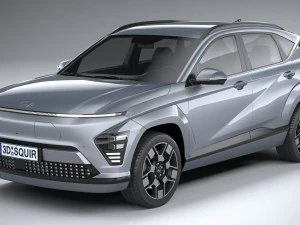 Hyundai Kona Electric 2024 3D Model