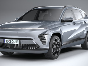 Hyundai Kona Electric 2024 3D Модель